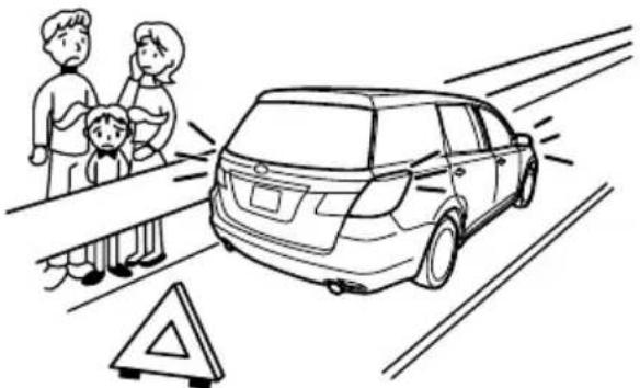 SUBARU Exiga (2011) - 高速道路、自動車専用道路で動けなくなったとき - 2
