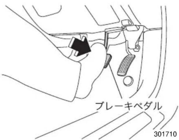 ブレーキペダル 301710
