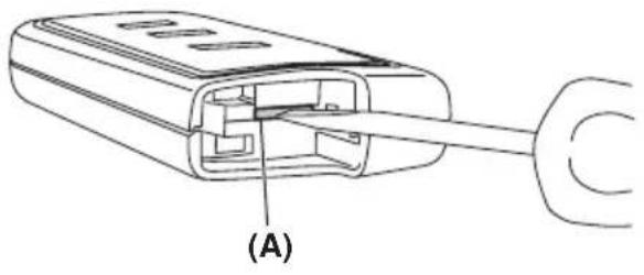SUBARU Exiga (2011) - アクセスキーの電池交換※ - 2