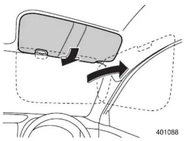 SUBARU Exiga (2011) - サンバイザー - 1