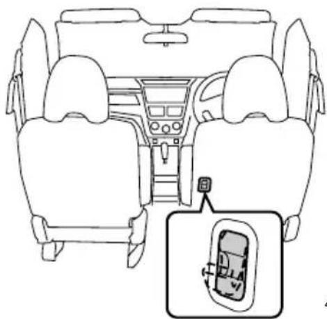 SUBARU Exiga (2011) - ●運転席シート裏側 - 1