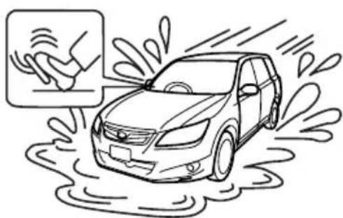 SUBARU Exiga (2011) - ■洗車後や水たまりを走行した後はブレーキの効き確認を - 1