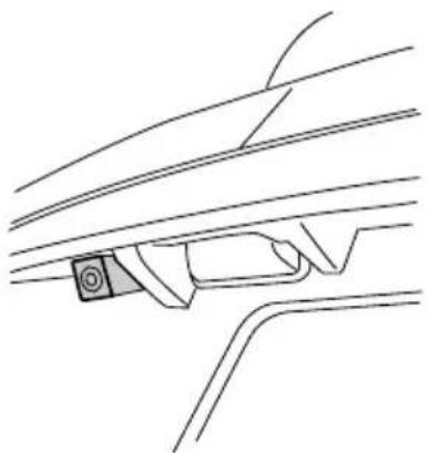 SUBARU Exiga (2011) - リヤビューカメラの位置 - 1