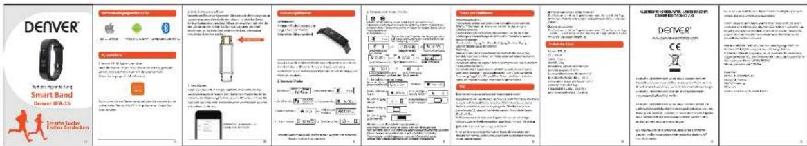 DENVER Smart Band Denver 2015 Smart Sache Sunder Collection DEVER CE