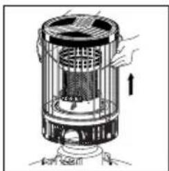 Toyotomi KS-27A - REPLACING THE WICK - 3