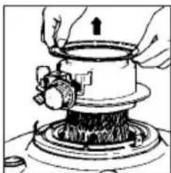 Toyotomi KS-27A - REPLACING THE WICK - 4
