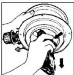 Toyotomi KS-27A - REPLACING THE WICK - 5