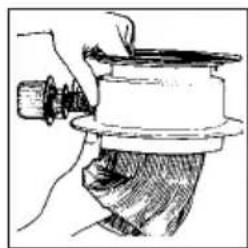 Toyotomi KS-27A - REPLACING THE WICK - 8