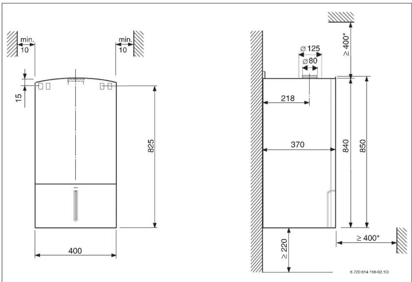 BOSCH EuroPur ZSB 14-3 C - Dimensioner - 1