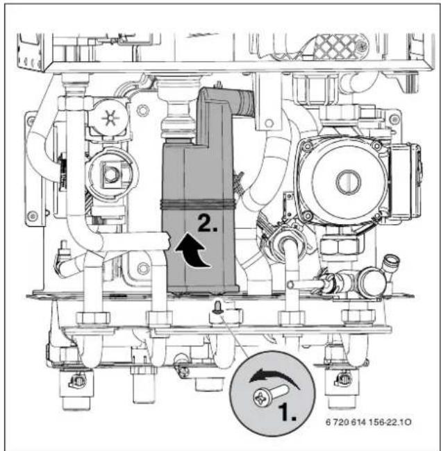 BOSCH EuroPur ZSB 14-3 C - Rengøring af kondensatvandlås - 1