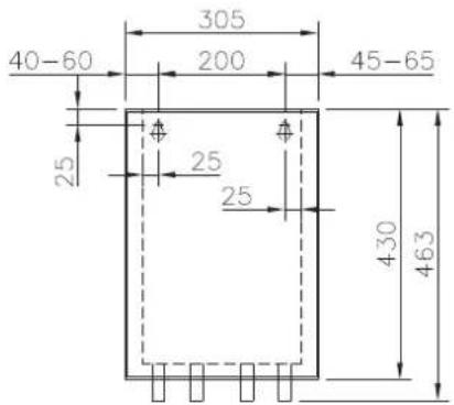 40-60 305 200 45-65 25 25 25 430 463