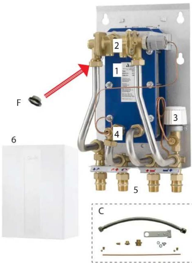 F 6 2 1 3 4 5 C