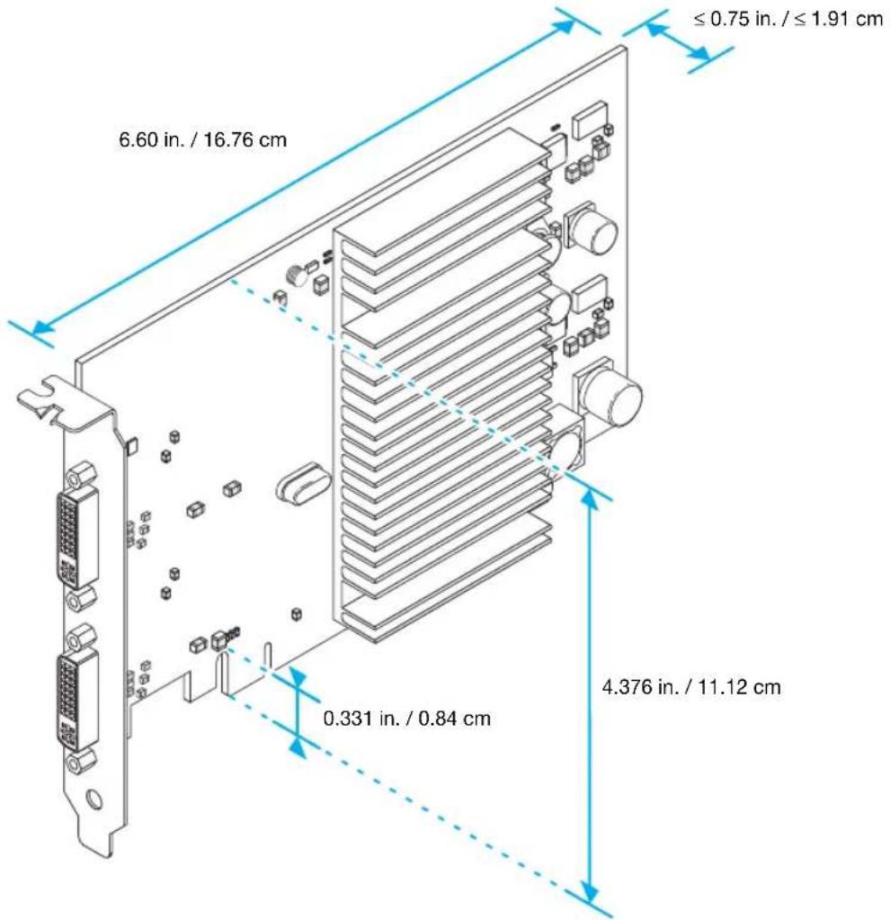 ≤0.75 in. / ≤1.91 cm 6.60 in. / 16.76 cm 0.331 in. / 0.84 cm 4.376 in. / 11.12 cm