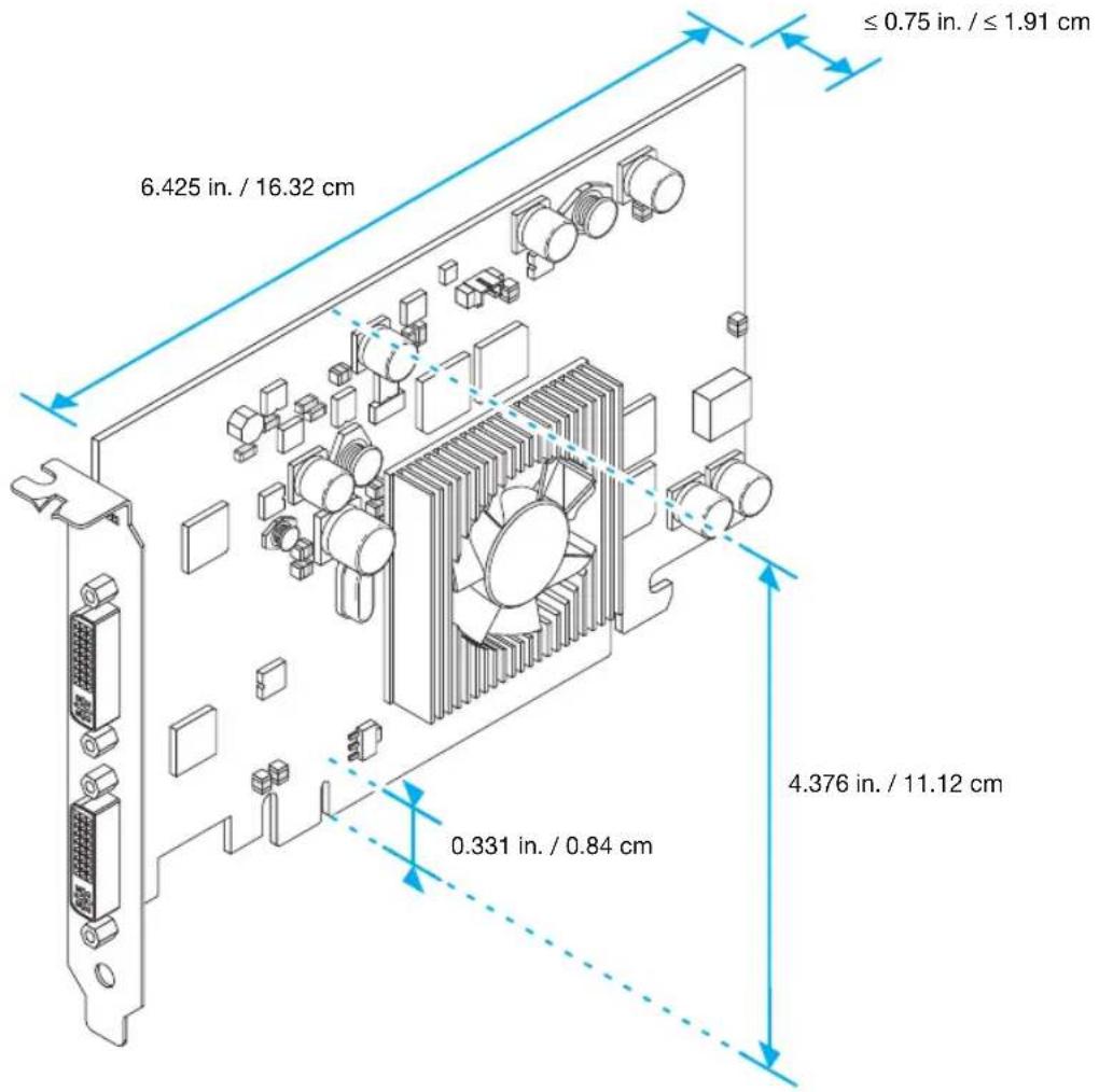 ≤ 0.75 in. / ≤ 1.91 cm 6.425 in. / 16.32 cm 0.331 in. / 0.84 cm 4.376 in. / 11.12 cm