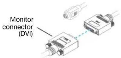Monitor connector (DVI)