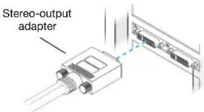 Stereo-output adapter
