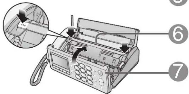 PANASONIC KX-PD205DW - インクフィルムを入れる - 2
