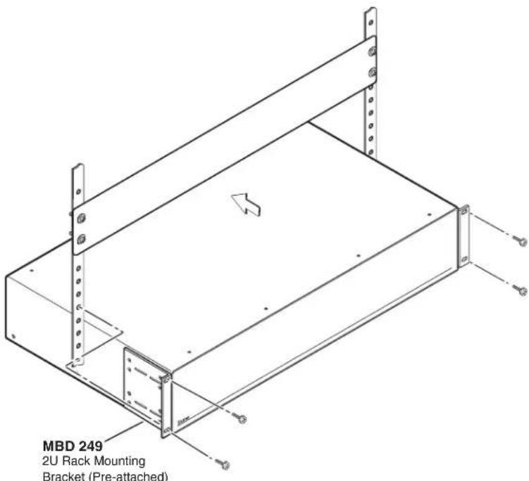 MBD 249 2U Rack Mounting Bracket (Pre-attached)