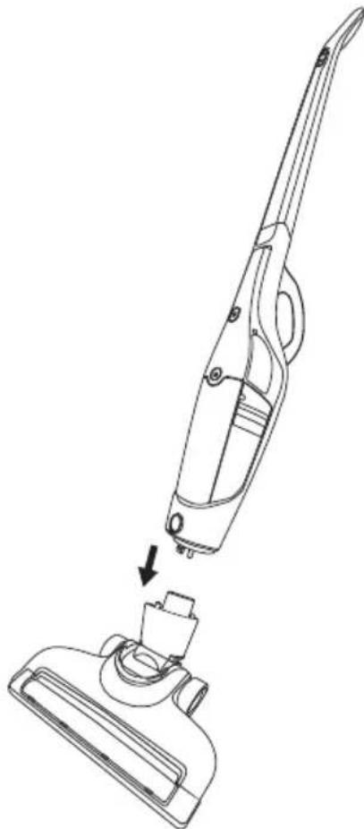 Logik L185VC15E - Installation af enhedens fod - 2