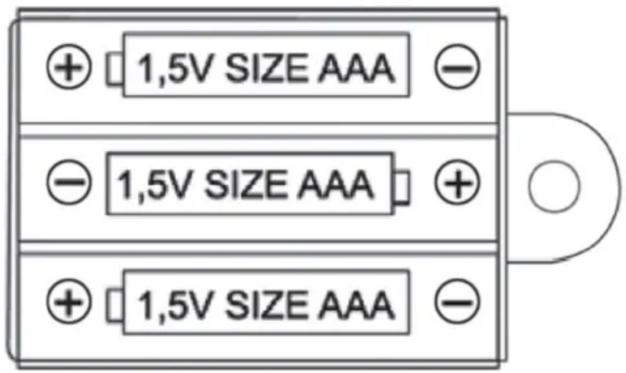 1,5V SIZE AAA 1,5V SIZE AAA 1,5V SIZE AAA