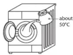 about 50°C
