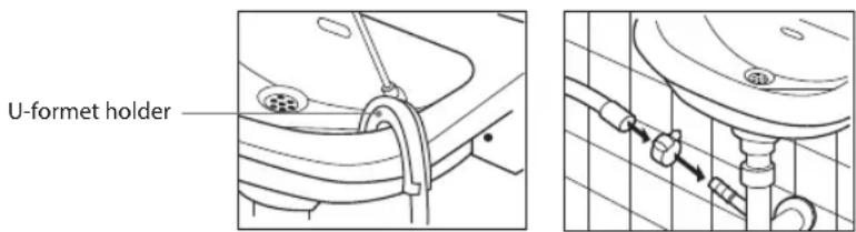 U-formet holder