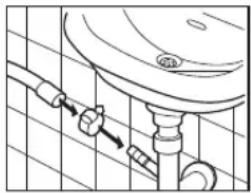 Logik L612WSM16E - Draining to a sink or wash-basin - 2