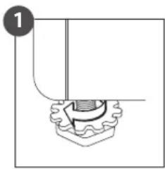 Logik L612WSM16E - Levelling the Washing Machine - 1