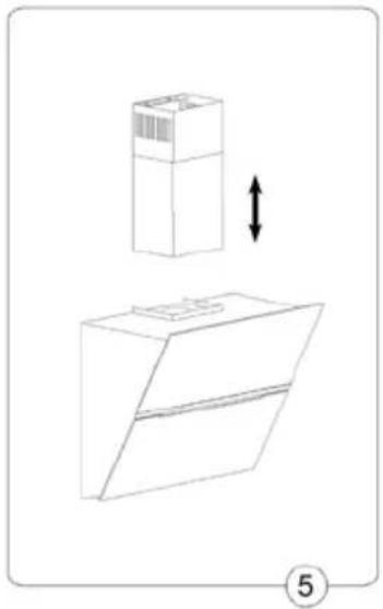 Witt WSE901BX - To install the hood proceed as follows: - 4