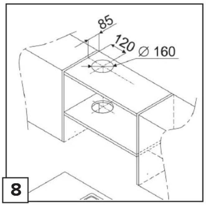 85 120 Ø 160 8