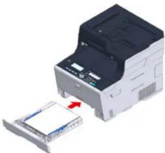 OKI MC563 - Fyld Papir i Bagge 1/2/3 - 6