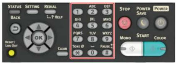 OKI MC563 - Angivning af antal kopier - 1