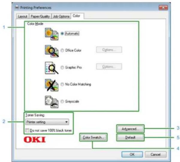 OKI C532 - Windows PS-printerdriver - 4