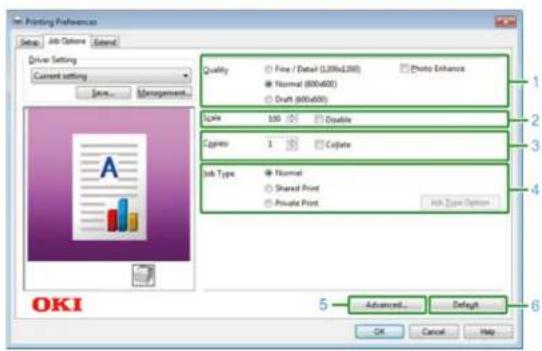 OKI C532 - Windows PCL-printerdriver - 2
