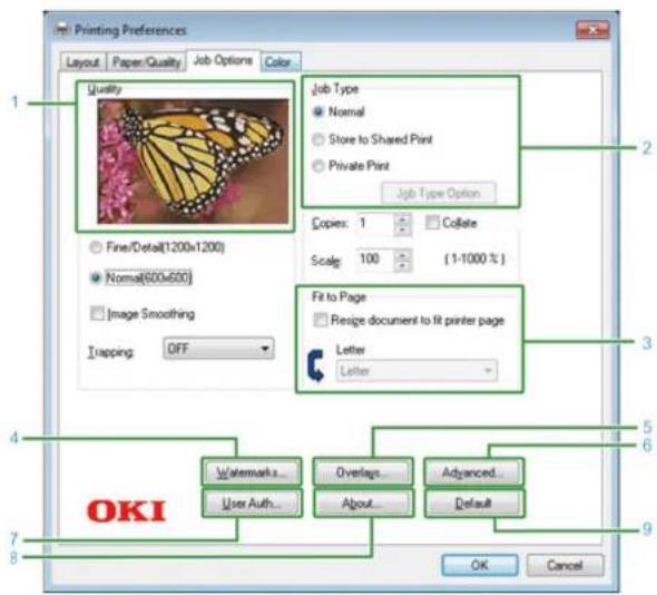 OKI C532 - Windows PS-printerdriver - 3