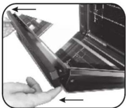 Scandomestic XO 7200 - TA BORT UGNSGLAS - 6