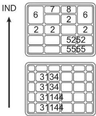IND 6 7 8 6 2 2 2 52 52 55 55 31 34 31 34 31 144 31 144