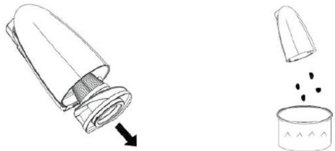 HYUNDAI VC 020O - A porgyújtő tartály és a filterek gondos tisztítása - 2