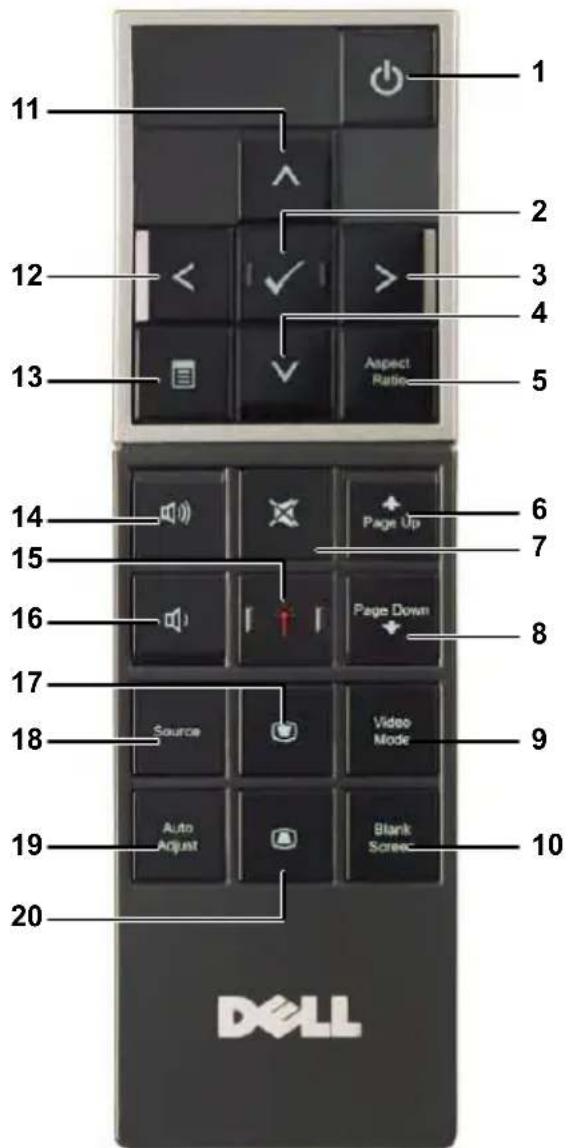 1 2 3 4 5 6 7 8 9 10 11 12 13 14 15 16 17 18 19 20 Source Video Mode Auto Adjust Blank Screw DELL