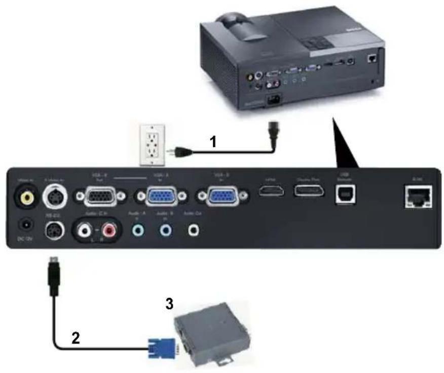 DELL 4310WX - Professionelle installationsmuligheder: Installation til kørende automatisk skærm - 4