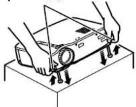 EPSON EMP-70 - Justering af billedprojektionsvinklen - 2