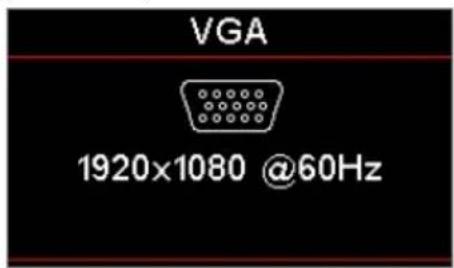 VGA 1920x1080 @60Hz