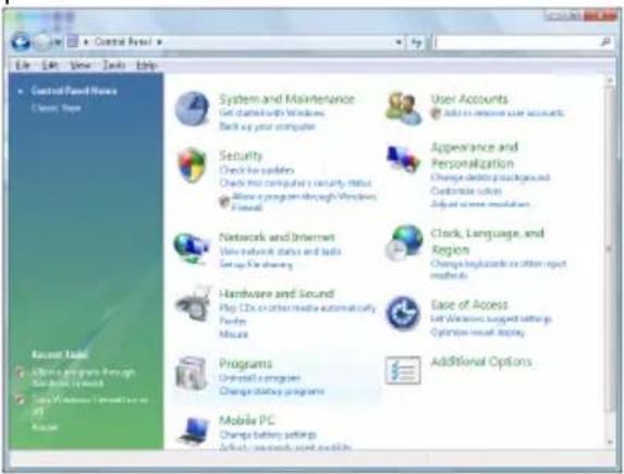 OPTOMA EH465 - Sådan slår du TELNET til i Windows VISTA / 7 - 1