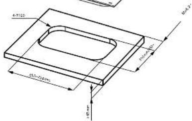 4×120 250×700mm +15mm 100mm 300mm