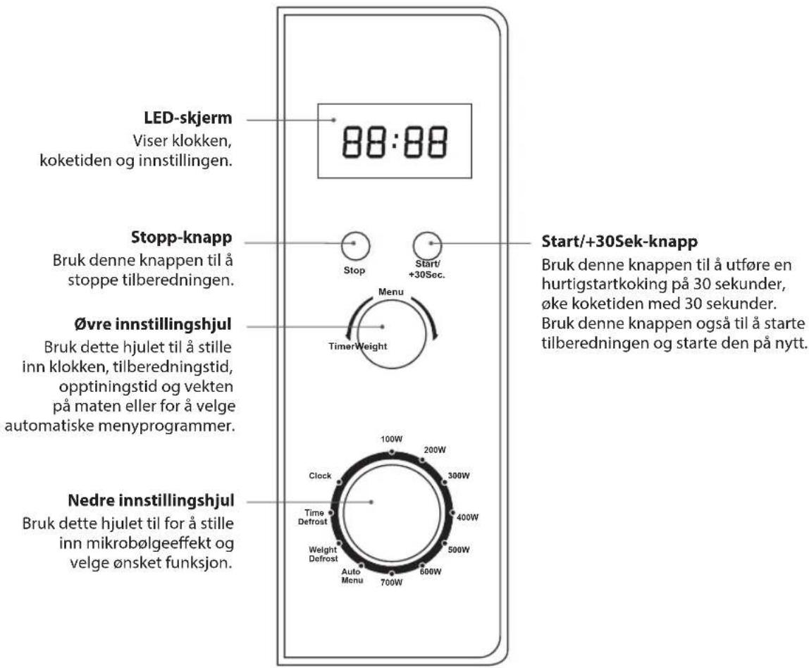 Logik L17MW14E - Kontrollpanel - 1