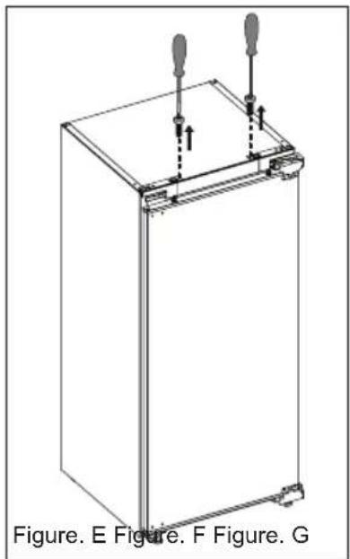 VESTFROST CBI 2791 F NF E - INSTALLATION INSTRUCTIONS AND DOOR REVERSIBILITY - 5