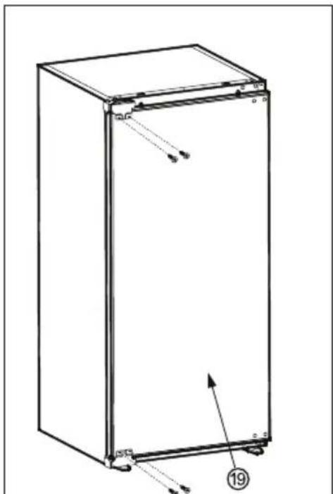 VESTFROST CBI 2791 F NF E - INSTALLATION INSTRUCTIONS AND DOOR REVERSIBILITY - 3