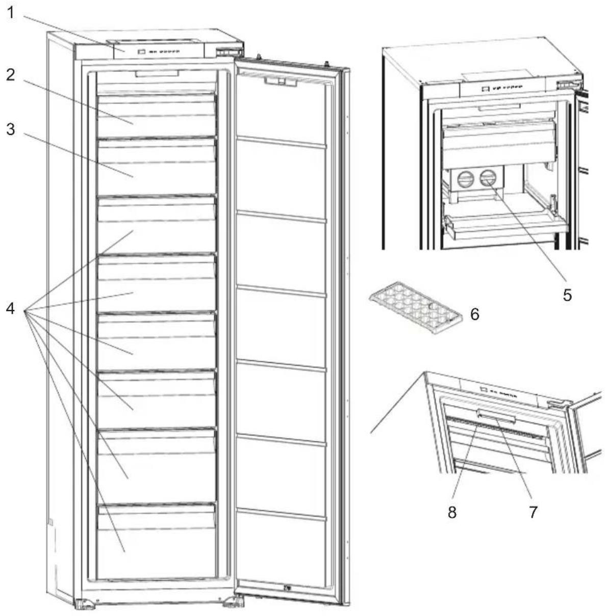 VESTFROST CBI 2791 F NF E - Ingen rim teknologi - 2