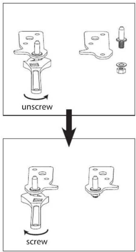unscrew screw
