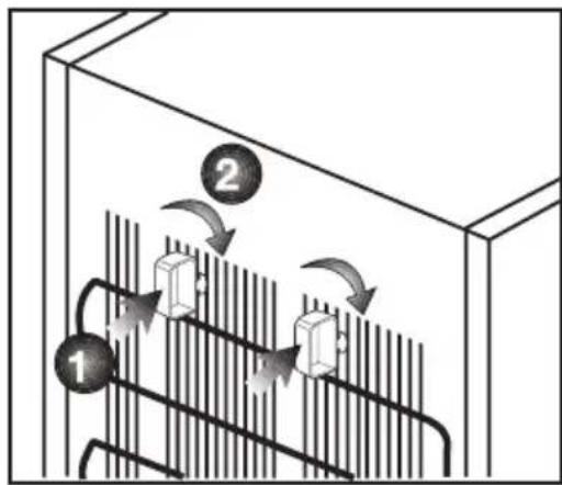 BEKO RSNES 445 T35 W - Inden køleskabet betjenes - 1
